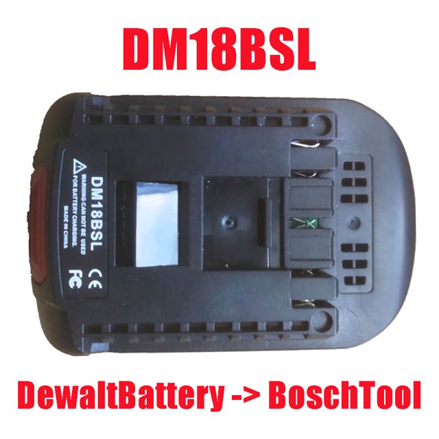 Power Tool Adapter DM18M Converter For Dewalt 18V Li-ion Battery for Makita/Milwaukee/Bosch/Ryobi/Hitache/Metabo/Worx/Devon Tool