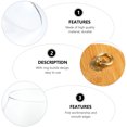 thumbnail image 2 of 1pc Kitchen Tea Sealed Container Practical Glass Storage Jar Food Can (650ML), 2 of 7