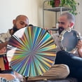 thumbnail image 3 of Double Flash DrumTambourine 6/8/10 Inch Hand Drum Reflective Tambourines Musical Instrumen For Dance Party KTV, 3 of 7
