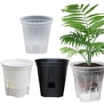 thumbnail image 3 of Mosiee Self-Watering Plastic Garden Pots - 10 Pack With Drainage & Modern Design!, 3 of 4