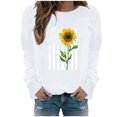 thumbnail image 1 of Blouse à Manches Longues pour Femmes Hiver Hauts Décontractés à Manches Longues pour Femmes Chandail en Molleton Imprimé Blouse Tee Chandail Long pour Femmes Hauts à Manches Longues Décontractés pour Femmes, 1 of 6