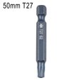 thumbnail image 1 of 1 Pcs 50mm Blue Magnetic Torx Screwdriver Bits Set Electric Screwdriver T5-T40, 1 of 9