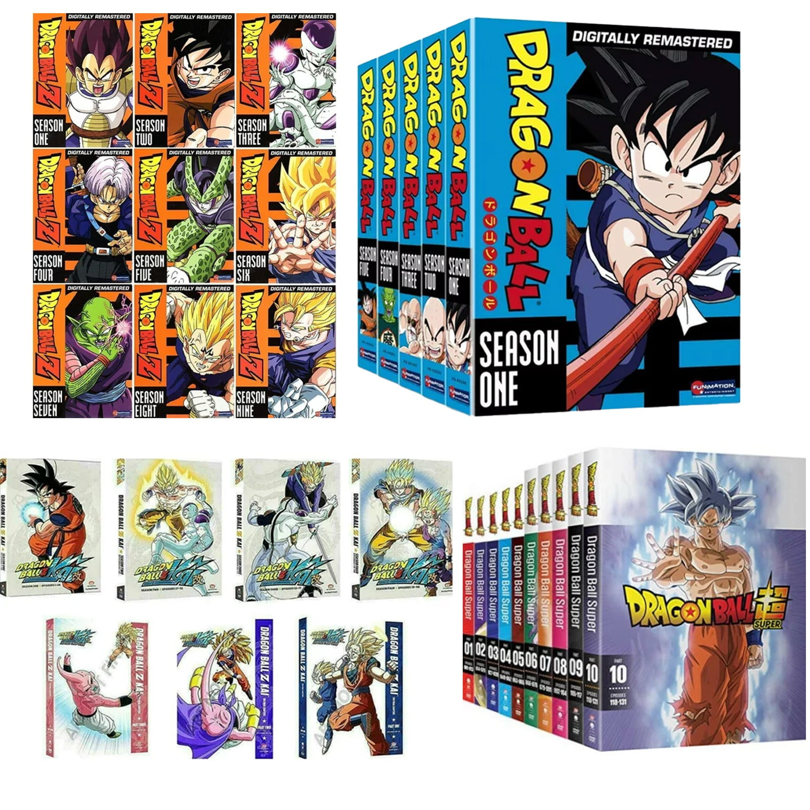 J&G Dragon Ball Z 1-9 (DVD), Dragon Ball 1-5, Z Kai 1-7, Dragon