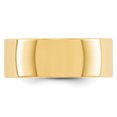 thumbnail image 2 of 14 Carats Or Jaune 8mm Poids Léger Bande Plate Taille 10, 2 of 3