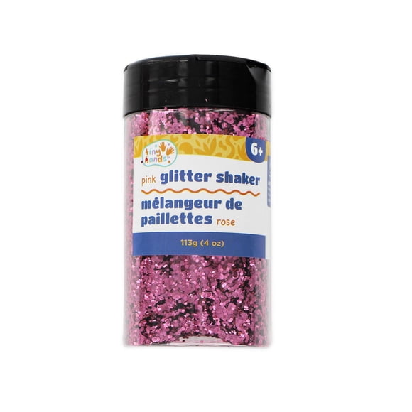 TINY HANDS rose Glitter Shaker 113 g (4 oz), Ages 6+