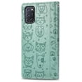 thumbnail image 3 of Étui à Rabat pour FOXDOCK OPPO A52 / A72 / A92, Étui à Rabat en Cuir PU Gaufré Chat et Chien avec Fentes pour Cartes, Support, 3 of 6