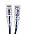 thumbnail image 3 of Micro Connectors E08-025BL-SLIM5 Câbles Patch Ultra Minces 25 Pieds 28AWG Cat6 UTP RJ45, Bleu - Lot de 5, 3 of 4