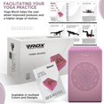 thumbnail image 5 of RDX Yoga Block Set, Non-Slip High-Density Eva Foam Brick for Pilates Flexibility Body Balance, Easy Grip Surface for Stability Strength Training Deepen Poses Exercise Office Home Gym, 23x15x9.8CM, 5 of 5