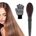thumbnail image 2 of CkeyiN Straightening Brush 2-Speed Temperature Control Removable Straightening Comb, Curling Hair Comb, Interchangeable Hair Curlers Kit, 2 of 10