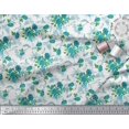 thumbnail image 2 of Soimoi Rayon Fabric Leaves & Rose Flower Printed Craft Fabric by the Yard 42 Inch Wide, 2 of 3