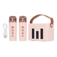 thumbnail image 2 of Karaoke Microphone with Speaker,  Microphone Speaker Portable Pink  for Home, 2 of 7