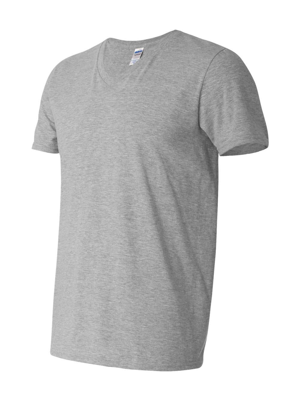 Gildan - Softstyle V-Neck T-Shirt - 64V00 - Sport Grey - Size: 2XL