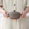 thumbnail image 2 of MALACASA Mini Cocotte Set - 12 OZ Small Casserole Dishes for Oven with Lids and Handles, Ramekins Oven Safe, Ceramic Mini Dutch O, 2 of 9