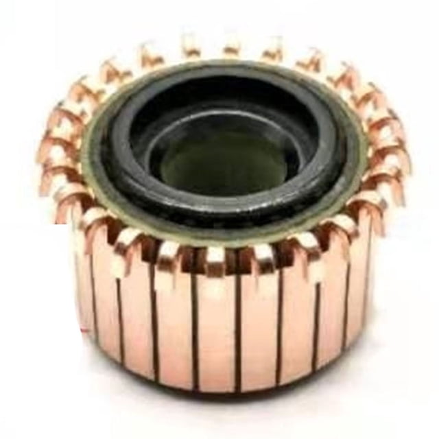 25.5 x 10 x 17(18.8) mm 24P Teeth Copper Hook Type Electrical Motor Commutator 1pcs