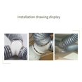 thumbnail image 2 of MYG for PVC Y Shape Ducting Splitter Connector for Extractor Fans Range Hood 150mm White Ventilation Accessories Air Distribution System, 2 of 10