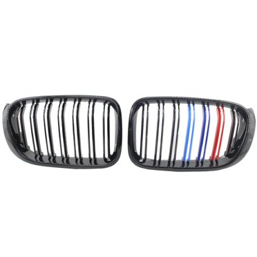Grille avant Grille Rein Grille à Double Grille pour BMW X3 F25 Facelift X4 F26 2014 2015 2016 2017
