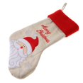 thumbnail image 4 of Abbracc Christmas Fabric Embroidered Christmas Hanging Stockings Candy Bag Xmas Tree Decor Santa, 4 of 9