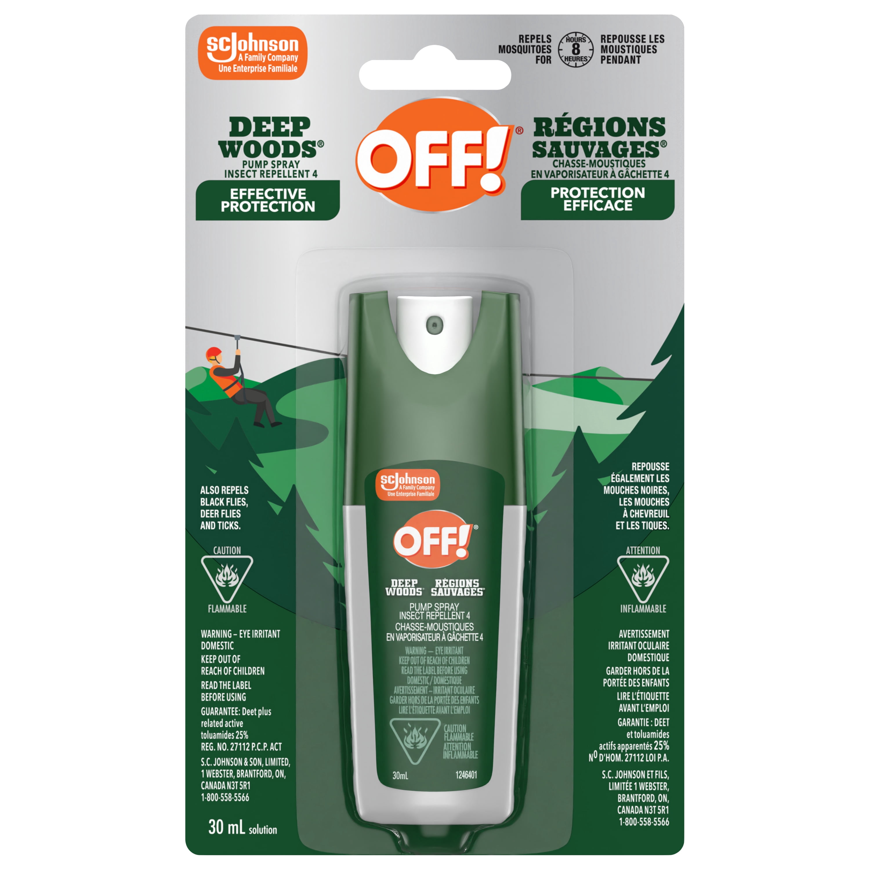 OFF! Vaporisateur en pompe chasse-moustiques Régions sauvages