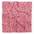 thumbnail image 1 of Bimba Foulard en Pure Soie à Imprimé Floral Boutons Roses et Magnolia, Foulard Tour de Cou, Bandanas d'Été pour Cheveux pour Femmes 40 x 40 Pouces, 1 of 6