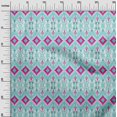 thumbnail image 2 of oneOone Cotton Poplin Fabric Geometric Ikat Printed Craft Fabric BTY 56 Inch Wide, 2 of 4