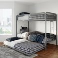 thumbnail image 1 of DHP Isaiah Triple Twin Metal Bunk Bed, 1 of 9