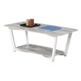 thumbnail image 2 of Pemberly Row Table Basse en Fini Bois Gris et Blanc, 2 of 4