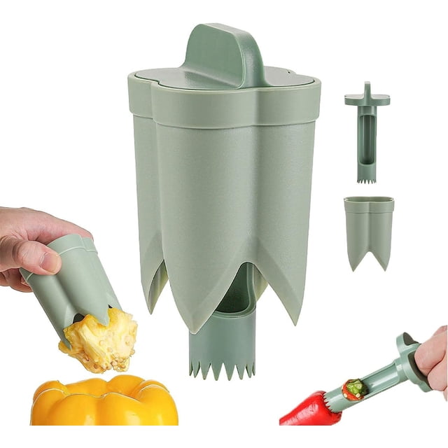 PRETXORVE in one Chili Remover, Green Pepper Remover, Suitable for Removing The Core Of Various