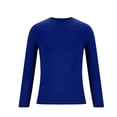 thumbnail image 2 of Jalioing Men's Crew Neck Sweaters Casual Basic Long Sleeve Pullover Sweater Fall Winter Solid Color Knit Shirts, 2 of 5