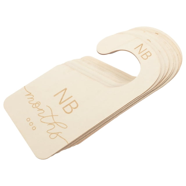CHUANK 8 Pcs Kindergarten Classification Board Infant Clothes Hangers Baby Clothes Hanger Child