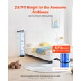 thumbnail image 4 of KFFKFF Sensory Bubble Tube Lamp, 2.67 ft Bubble Fish Tube, Sensory Aquarium Lamp with 6 Floating Fish & 16 Color Effects, Remote Control, 4 of 9
