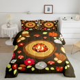 thumbnail image 1 of Erosebridal Happy Caming Bedding Queen Comforter Set, Jungle Flower Down Comforter, Adventure Theme Decor, Reversible 3pcs, 1 of 7