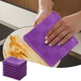 thumbnail image 1 of Vrorvz Premium Cotton Dishcloth Set for Kitchen and Cleaning Tasks Absorbent and Soft Suit for Household Glass Cleaning and Commercial Use Long Lasting Easy to Clean Not Fade Pack of 6, 1 of 6