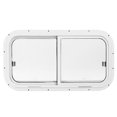 thumbnail image 1 of RV Window  800x400mm  Window  RV Emergency Window RV Sliding  Marine Window  Rounded Slide Bidirectional Moving Sealed Waterproof High Light Transmission For Ships, 1 of 8