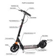 thumbnail image 4 of Goplus Trottinette Pliable à 2 Roues pour Ados et Adultes, Aluminium, Réglable, Légère, 4 of 10