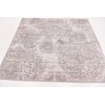 thumbnail image 3 of Unique Loom 3141489 6 x 6 Pi Grand Tapis Carré Sofia&44; Gris Clair, 3 of 5