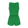 thumbnail image 4 of Timegard Ensembles Détente 2 Pcs pour Femmes Débardeurs à Col Ras du Cou Shorts à Taille Haute à Jambes Larges Tenues Amples, 4 of 6