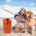 thumbnail image 4 of EeaseCA Outdoor Tent Air Mattress Ultralight Portable Inflatable Sleeping Mat Waterproof Sleeping Pad (Orange), 4 of 8