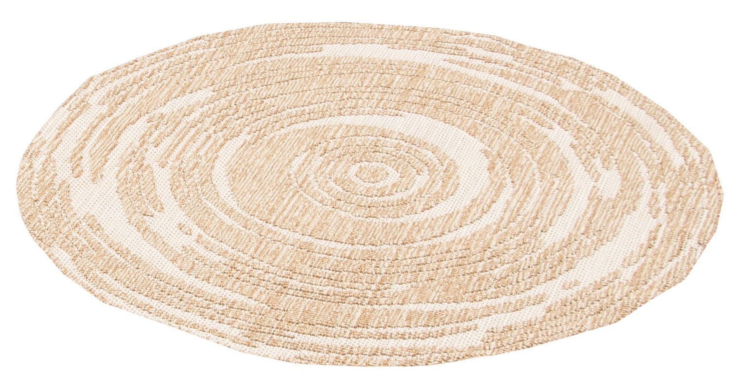 ECARPET Jute Style Area Rug for Bedroom, Living Room