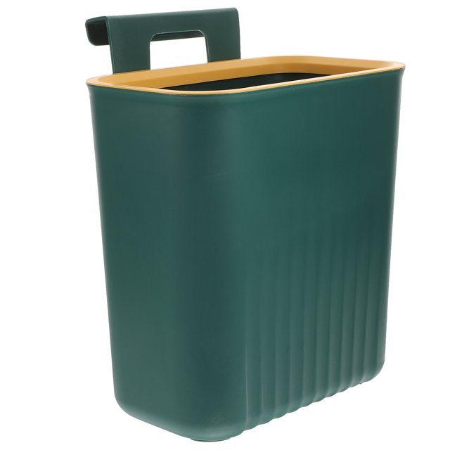Kitchen Trash Can Plastic Wall Mounted for Cabinet Door Hanging Garbage Bin
