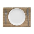 thumbnail image 5 of Fabstyles Set de table en coton classique décontracté Lot de 6 sets de table épais lavables en machine, 5 of 5