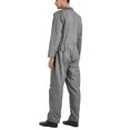 thumbnail image 2 of TOPTIE Men\'s Long Sleeve Coverall, Action Back Coverall Relaxed Fit, Work Wear Suit, 2 of 7