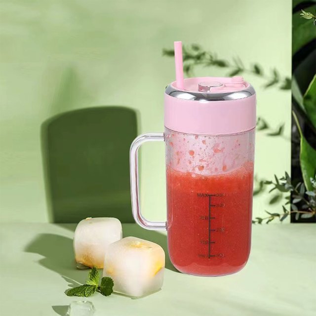 TIMIFIS Juicer Machines Portable Juicer Type-C Rechargeable Travel Juicer Cup Electric Mini Personal Size Blenders For Smoothies And Shakes Fruit Juice Mixer With 8 Blades For Travel -