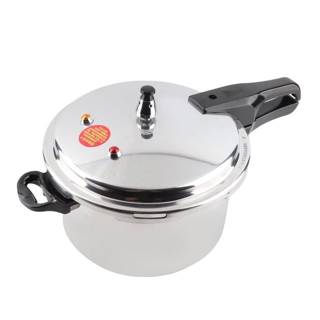 Pressure Cooker, Large Capacity Aluminium Alloy Pressure Canning Pot, Fast Cooking, Explosive Proof Commercial Stove Top Pressure Cooker Pot, Compatible with Gas & Induction Cooker