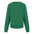 thumbnail image 5 of BLVB Chandails Chauds pour Femmes Col en V Classique Doux Chandail Confortable Ample Décontracté Manches Longues Automne Hiver, 5 of 5