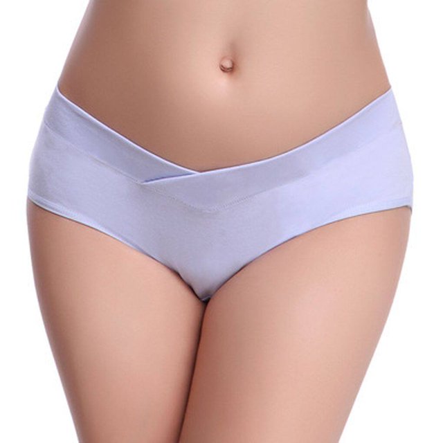 3 Pcs Culottes de Maternité en Coton en Forme de U Taille Basse Femmes Enceintes Culottes de Maternité Culottes de Grossesse