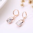 thumbnail image 4 of Ensemble de Bijoux de Mariage Mode Collier Boucles d'Oreilles en Strass Ensemble de Bijoux de Mariée, 4 of 10
