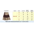 thumbnail image 2 of Women Retro Style Skirt Elastic Waist Tie-dyed Print Ruffled Long Skirt, 2 of 2