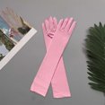 thumbnail image 3 of Ganfancp Adult Over Elbow Stretch Long Spandex Opera Gloves Clearance Items, 3 of 6