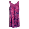 thumbnail image 1 of Women‘s Plus Size Floral Sleeveless Loose Boho Party Mini Short Dress, 1 of 2
