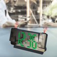 thumbnail image 4 of COFEST Multifunctional LED Projection Alarm Clock with Temperature and Humidity Display, 8-Inch Screen, 5-Meter Projection Distance, and Dual Alarm for Bedroom Use Green, 4 of 8